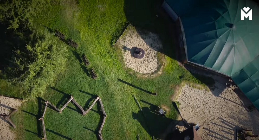 Zdjęcie do postu: Śląski Ogród Botaniczny z lotu ptaka