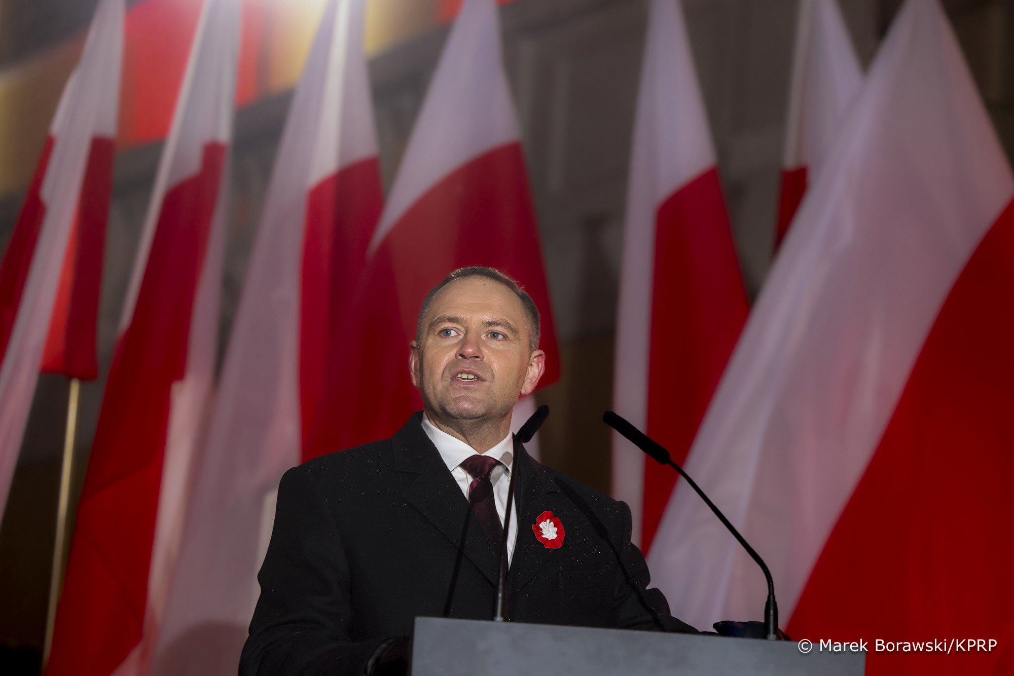 Karol Nawrocki na uroczystościach 107. rocznicy wybuchu powstania wielkopolskiego