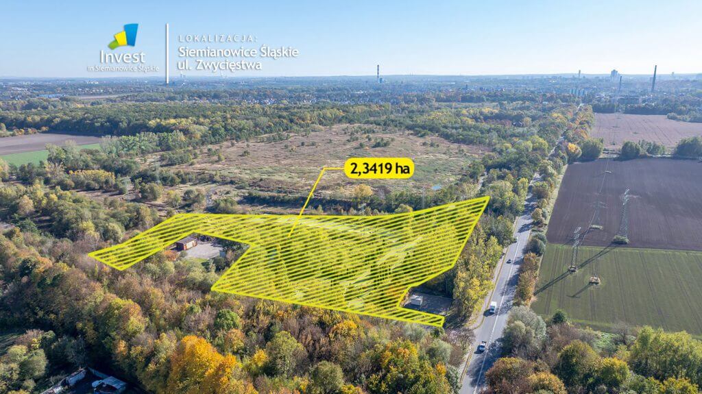 Teren inwestycyjny przy ul. Zwycięstwa w Siemianowicach Śląskich – przetarg już wkrótce