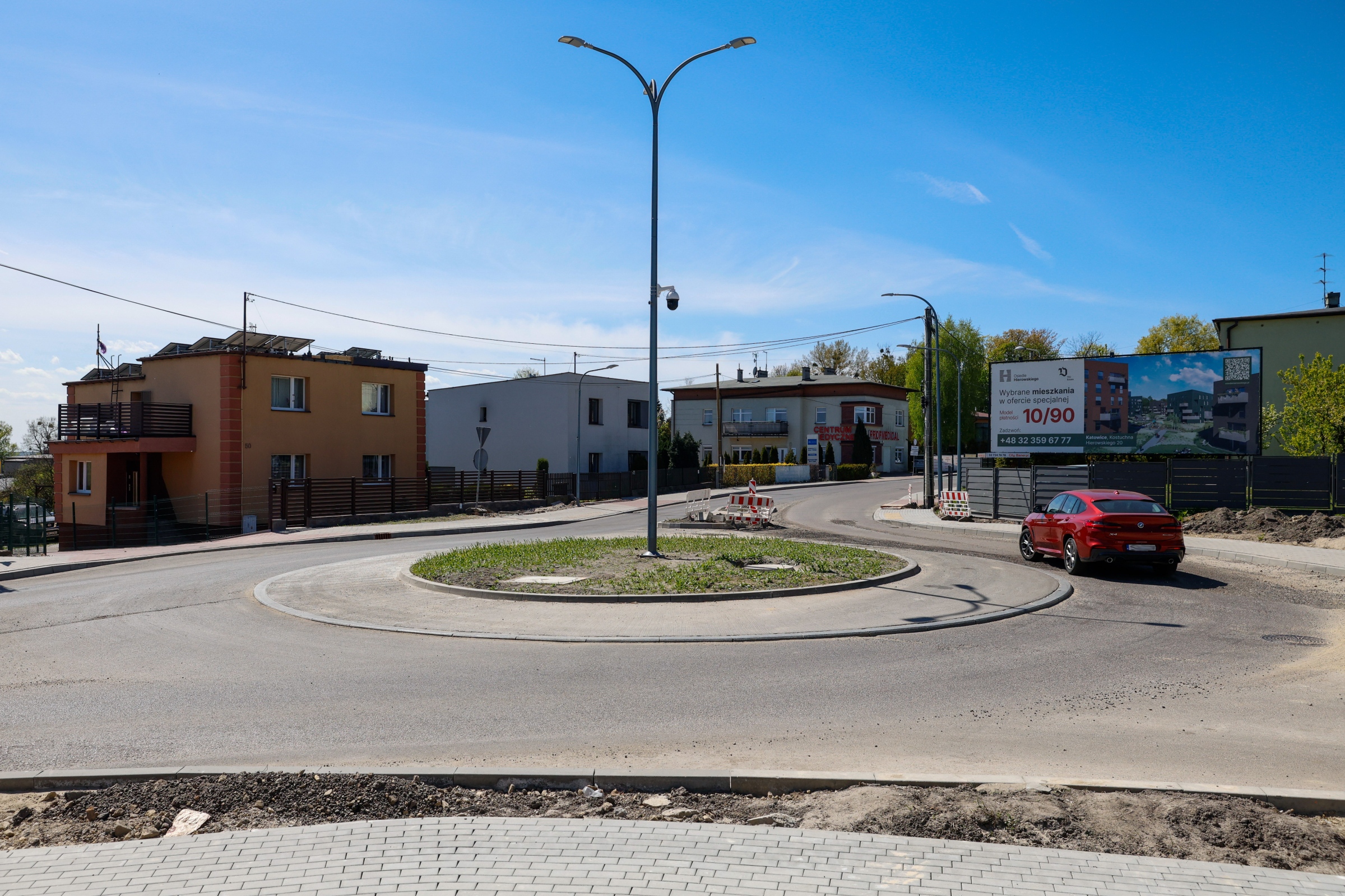 Katowice: Przebudowa ul. Wieżowej i Szarych Szeregów – planowane roboty na rondzie