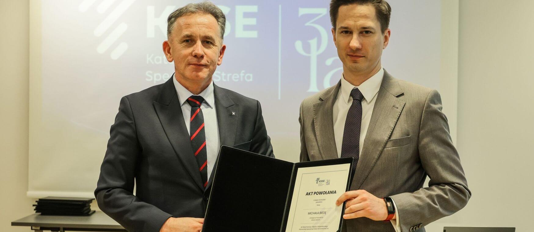 Michał Bieda powołany do Rady Rozwoju Obszaru Gospodarczego KSSE