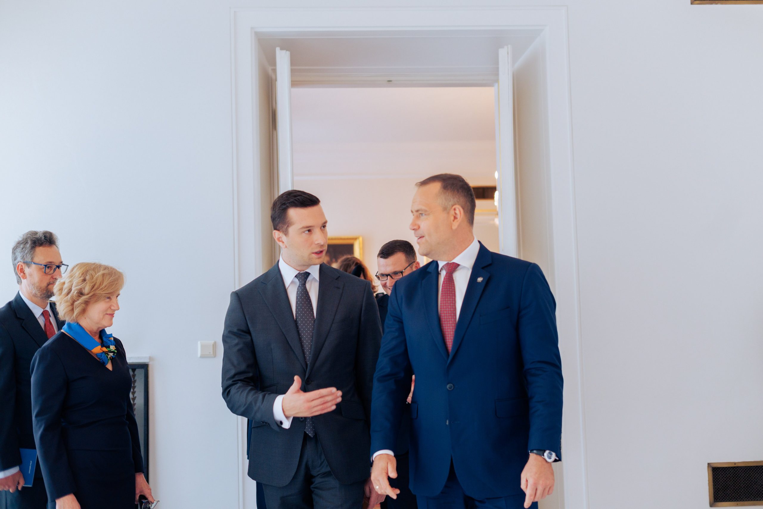 Prezydent spotyka się z francuskim europosłem. Bosak: wspólnie sprzeciwiamy się wejściu Ukrainy do UE