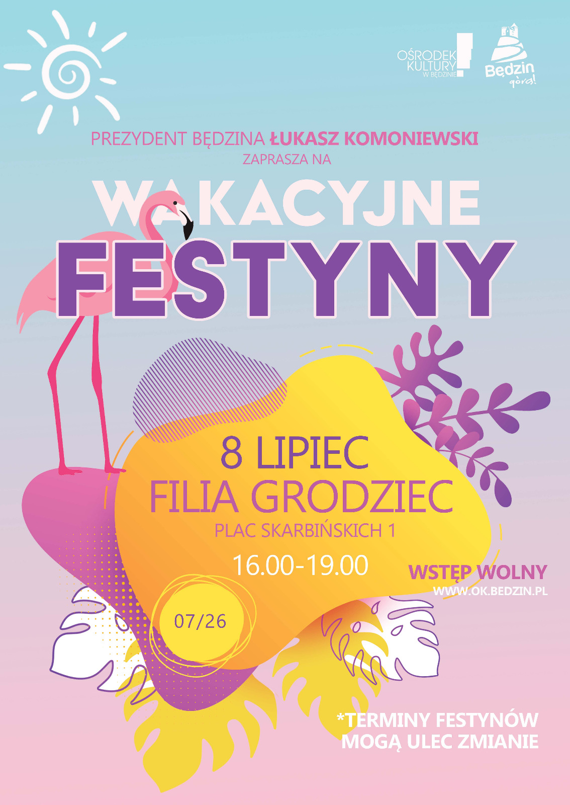 Wakacyjne festyny 2026 w Będzinie