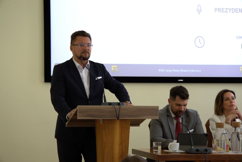 Marcin Krupa, prezydent Katowic z absolutorium, radni przyjęli Raport o stanie miasta