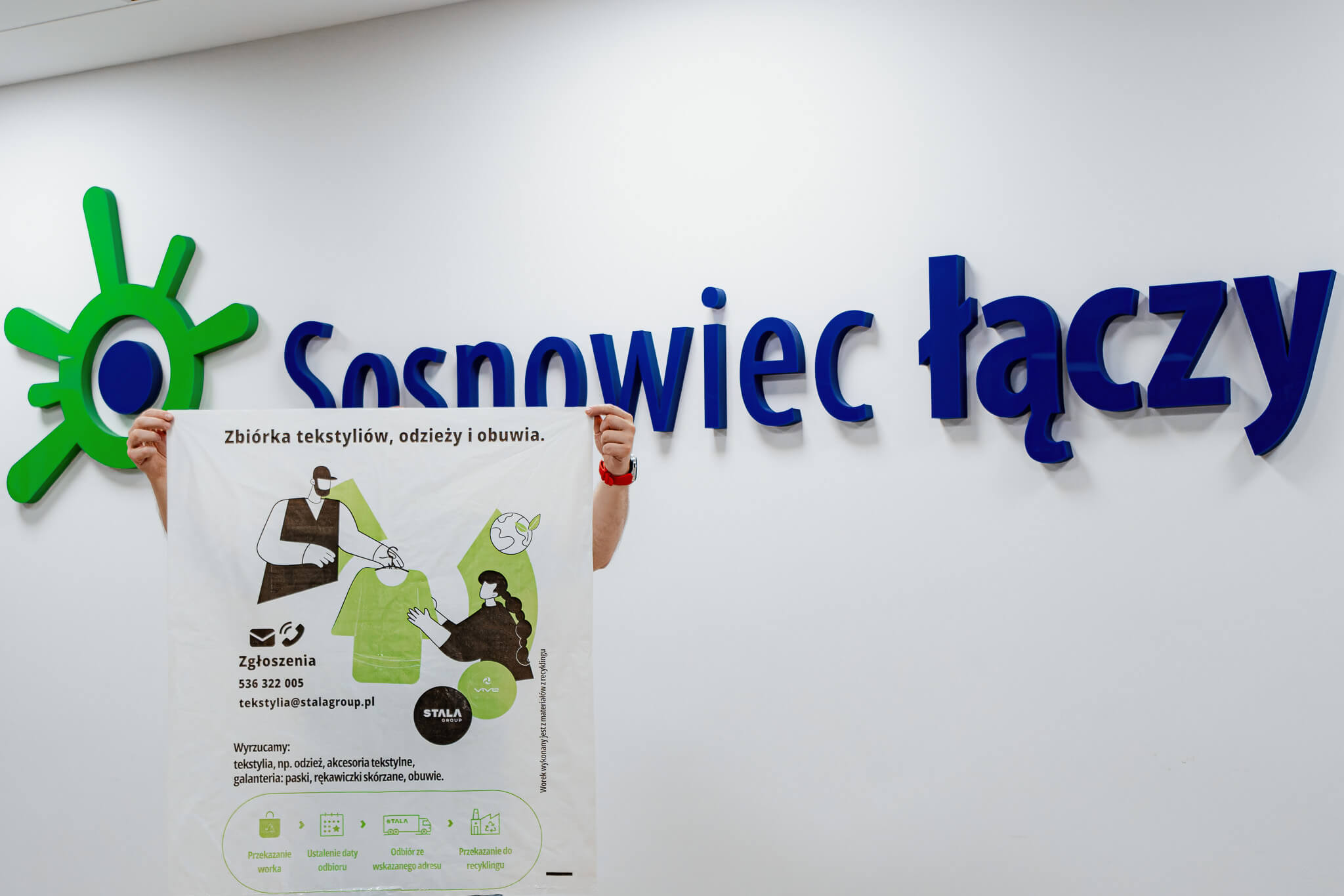 Sosnowiec: Odbiór odzieży, tekstyliów oraz obuwia bezpośrednio z mieszkania
