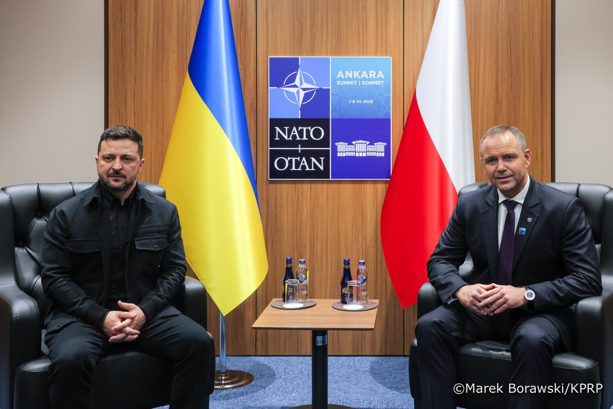 Nawrocki po spotkaniu z Zełenskim: Nie udało się rozwiązać kwestii historycznych