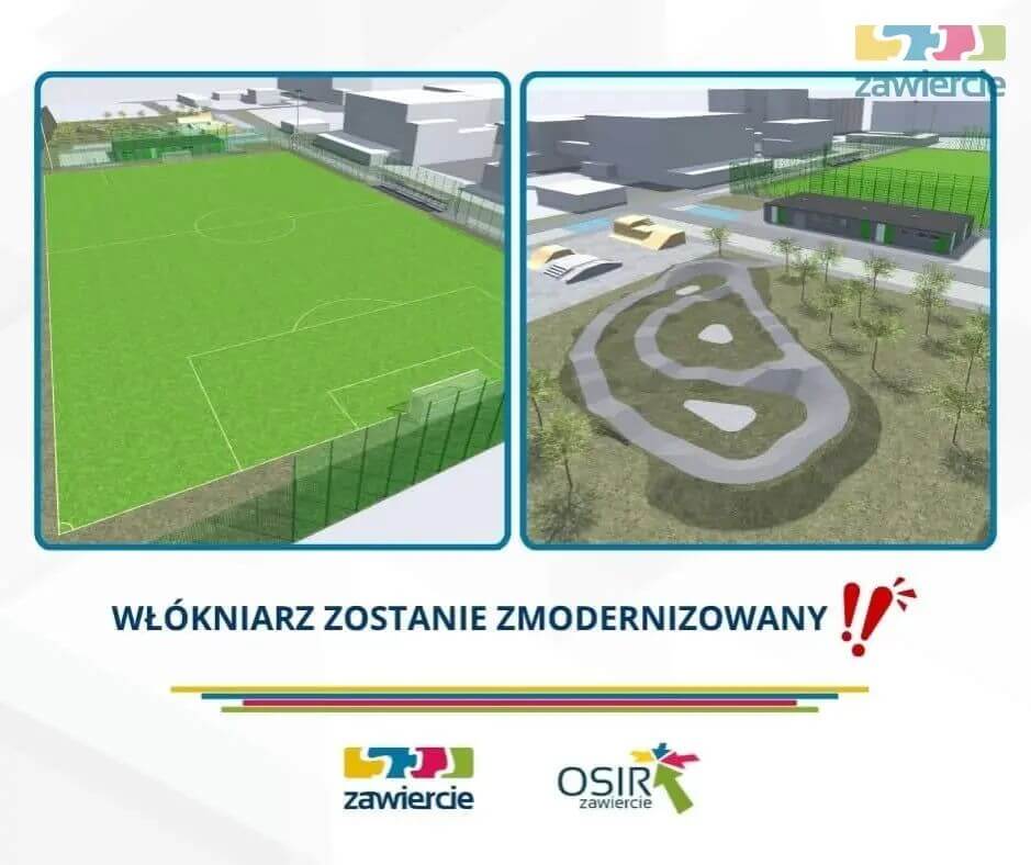W Zawierciu ruszają z modernizacją boiska „Włókniarz”