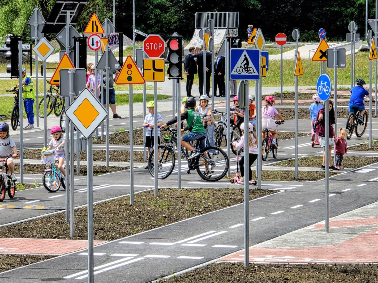 Knurów: Miasteczko ruchu drogowego oficjalnie otwarte