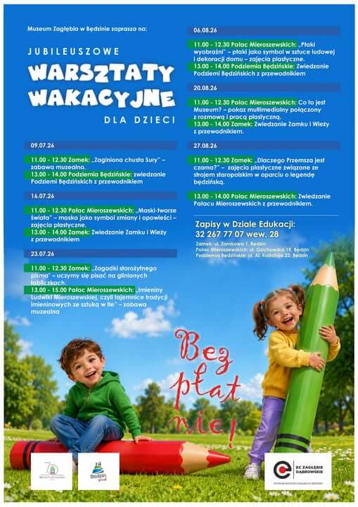 Będzin: Jubileuszowe warsztaty wakacyjne dla dzieci