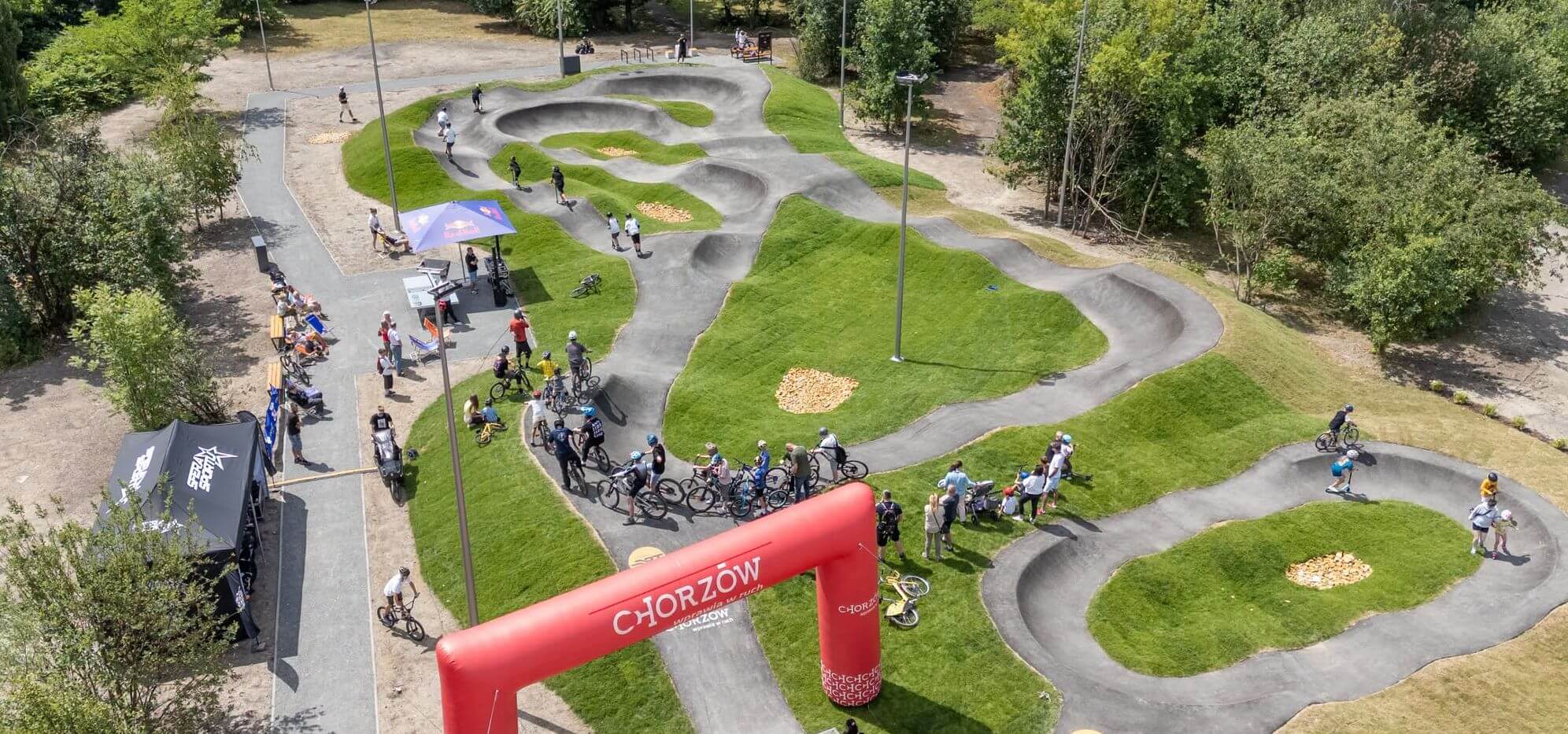 Nowy pumptrack przy ul. 3 Maja i Janasa w Chorzowie już otwarty