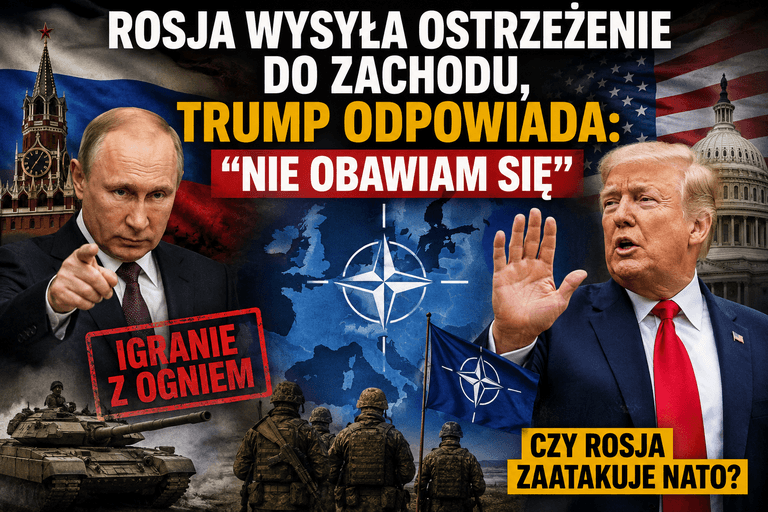 Trump bagatelizuje groźby Rosji. Moskwa ostrzega Zachód przed „igraniem z ogniem”