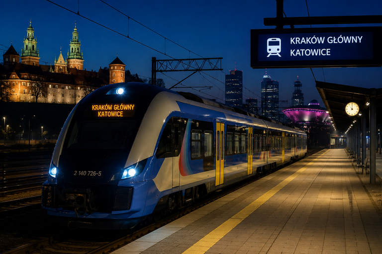 Razem chce nocnego pociągu między Krakowem a Katowicami. Jest petycja